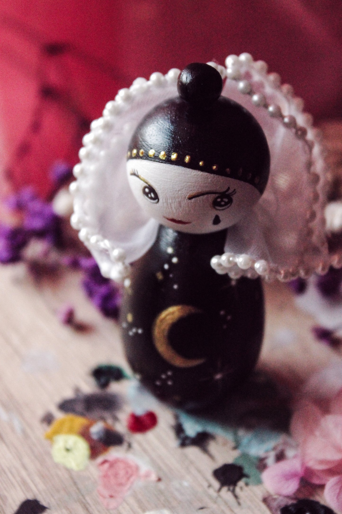 Nuova Kokeshina Pierrot et la lune 🌙- Limited Edition numerata