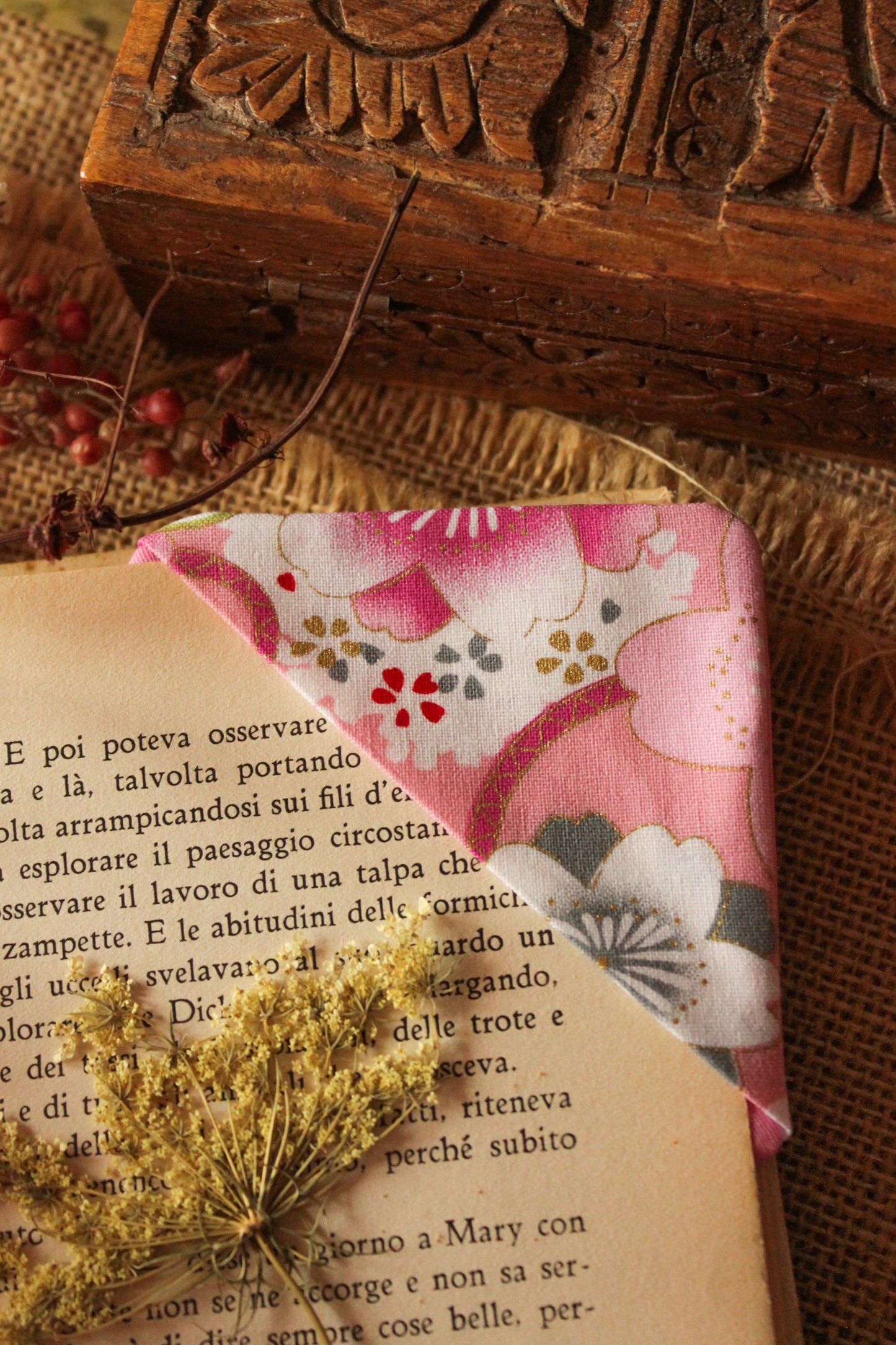 Nuovi SegnaTulip primaverili - tessuti giapponesi - pezzi unici