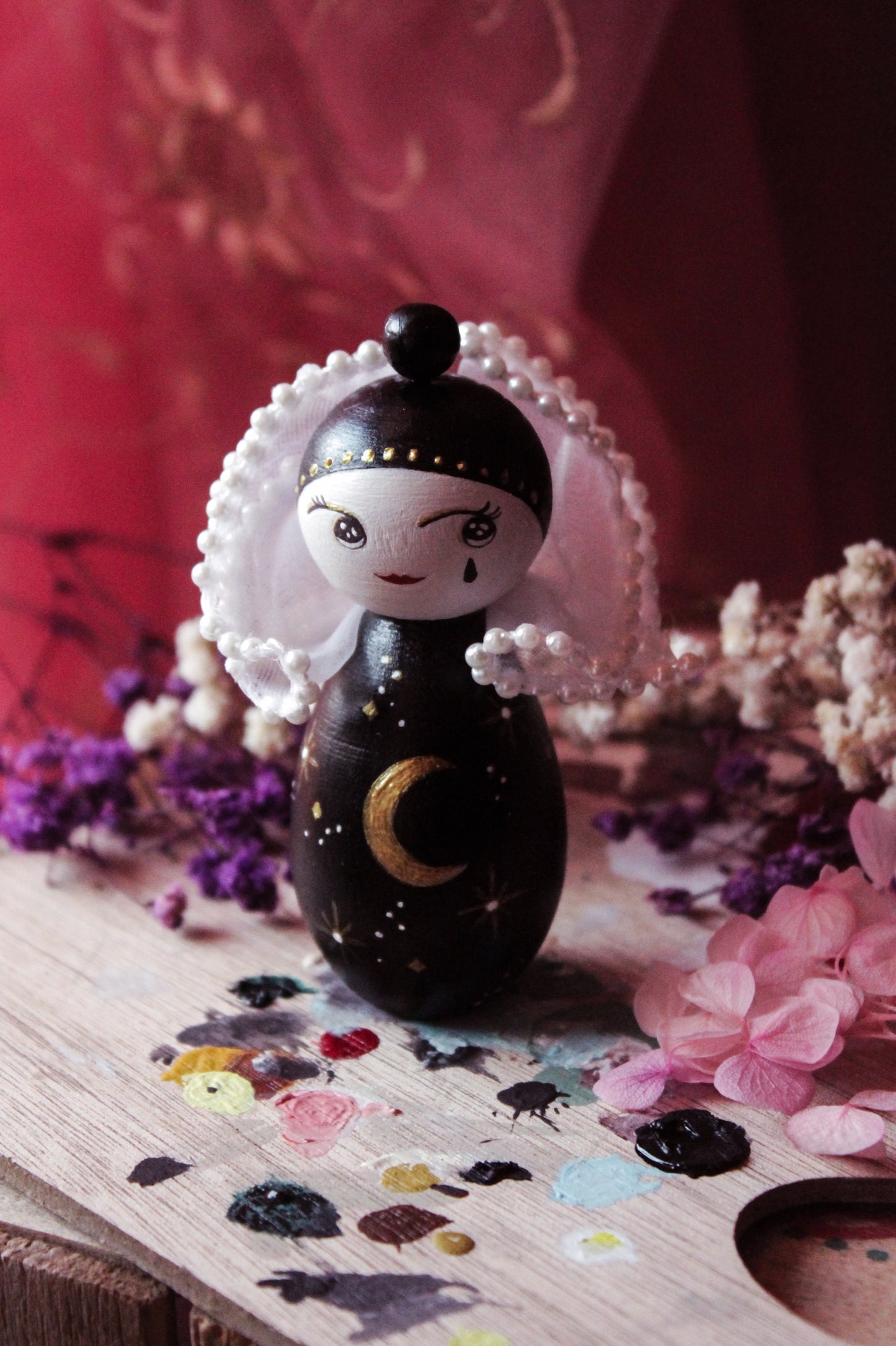 Nuova Kokeshina Pierrot et la lune 🌙- Limited Edition numerata