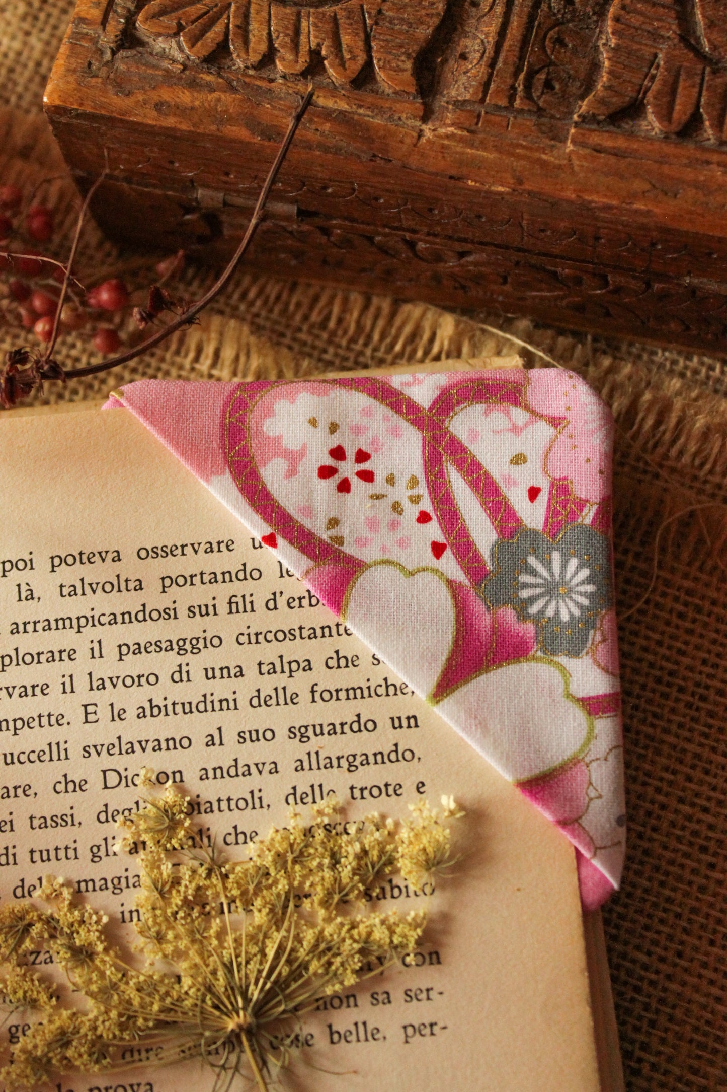 Nuovi SegnaTulip primaverili - tessuti giapponesi - pezzi unici