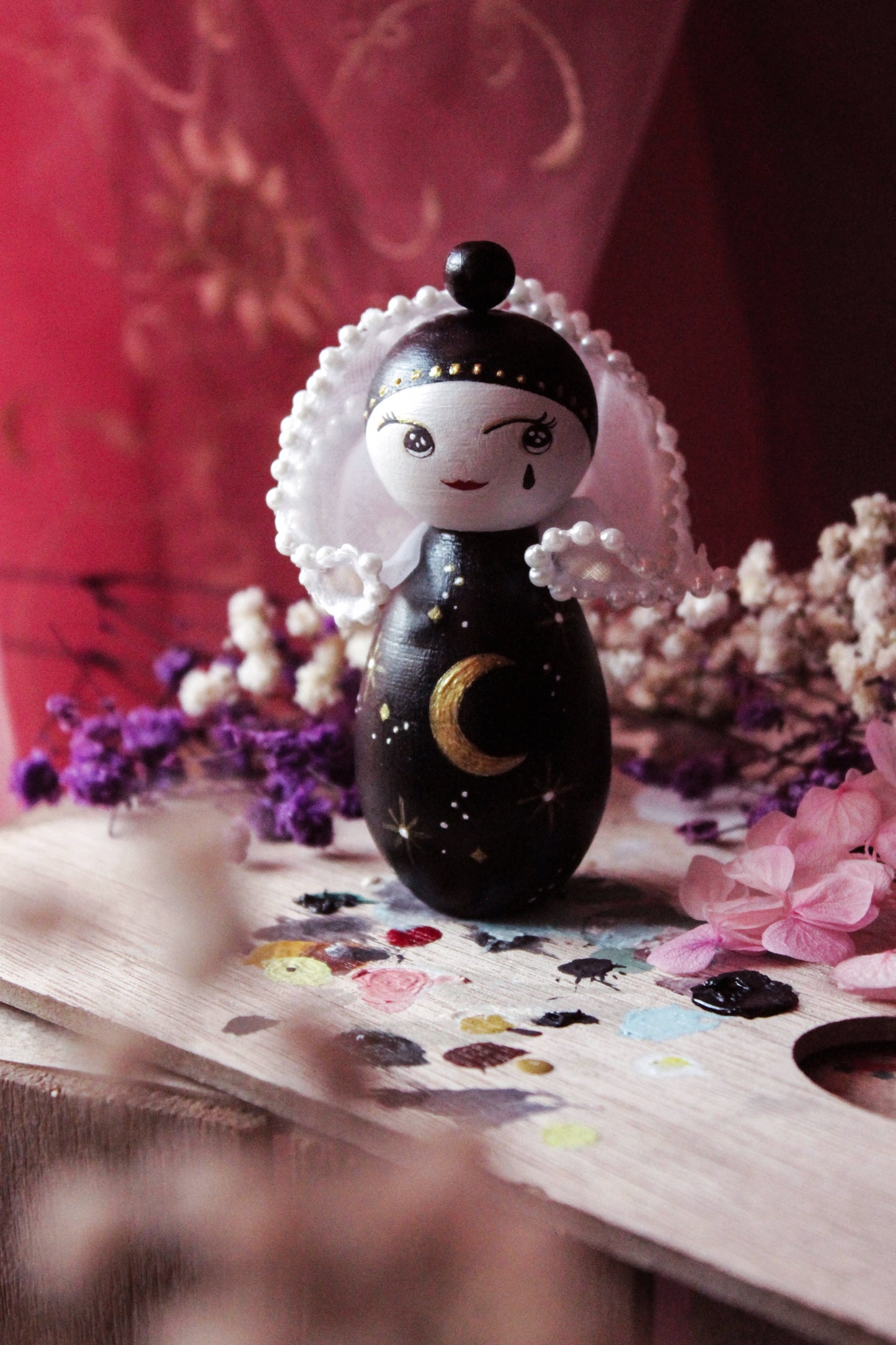 Nuova Kokeshina Pierrot et la lune 🌙- Limited Edition numerata