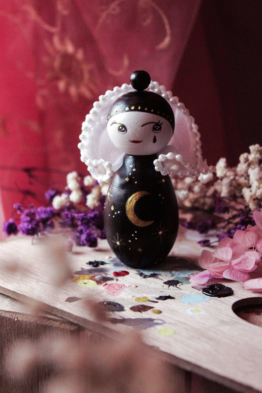 Kokeshina Pierrot et la lune 🌙- Limited Edition numerata