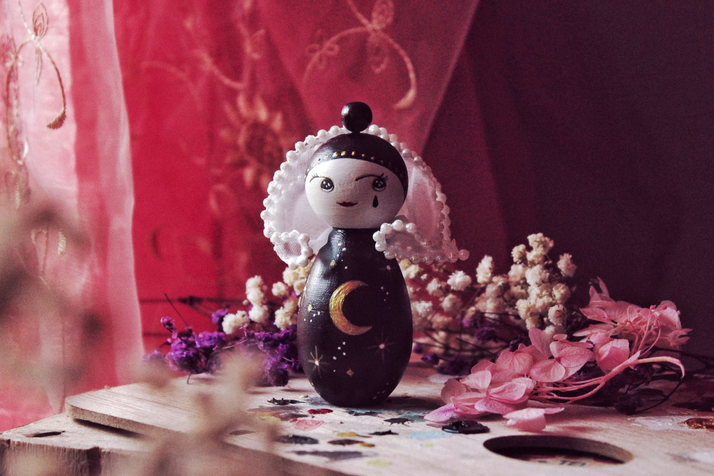 Nuova Kokeshina Pierrot et la lune 🌙- Limited Edition numerata