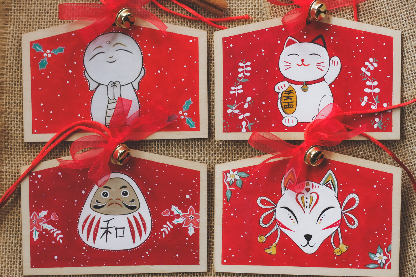 Nuovi Ema Tulip Minwa 民話- Collezione Natalizia Fūbutsushi 風物詩
