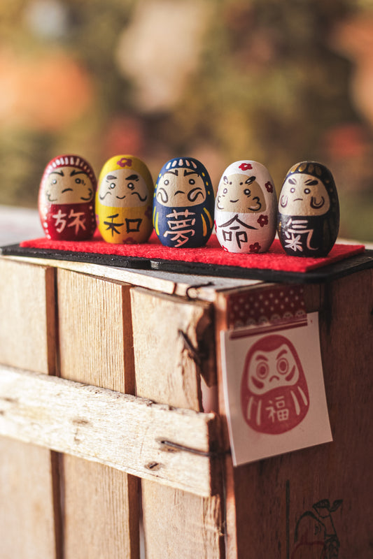 Set Daisy Goshiki Daruma