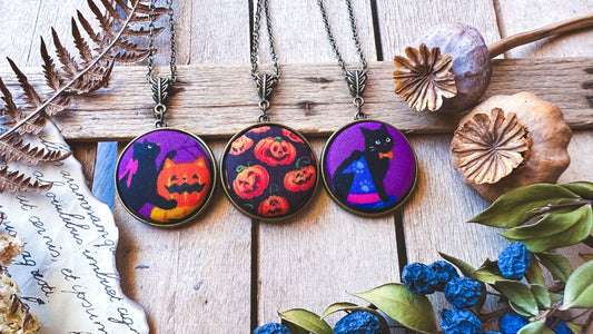 Collane Halloween "Cosa vedi nella Luna?"