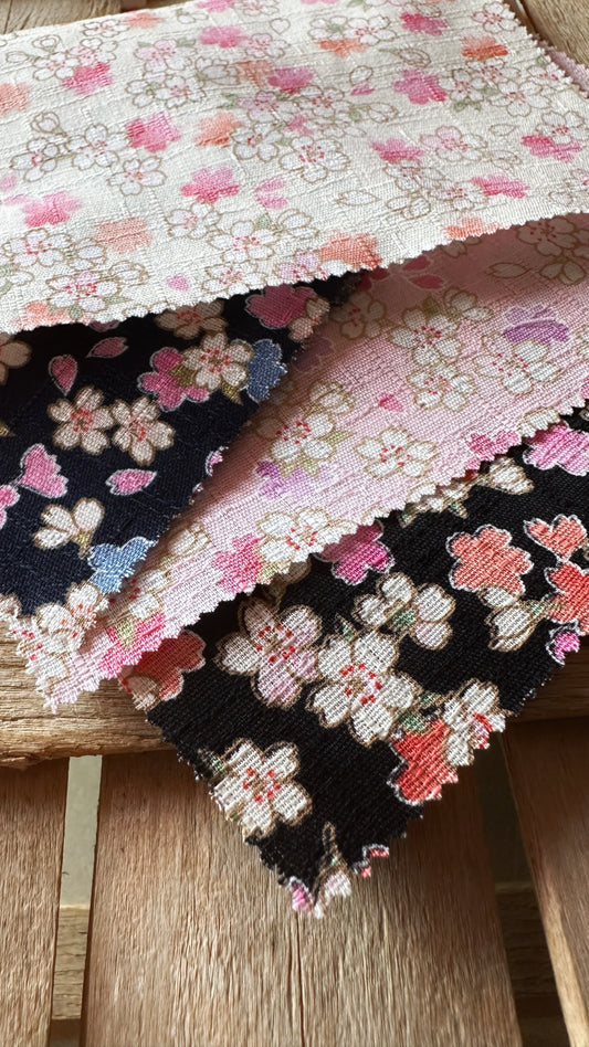 Orecchini Summer Sakura - tessuti giapponesi