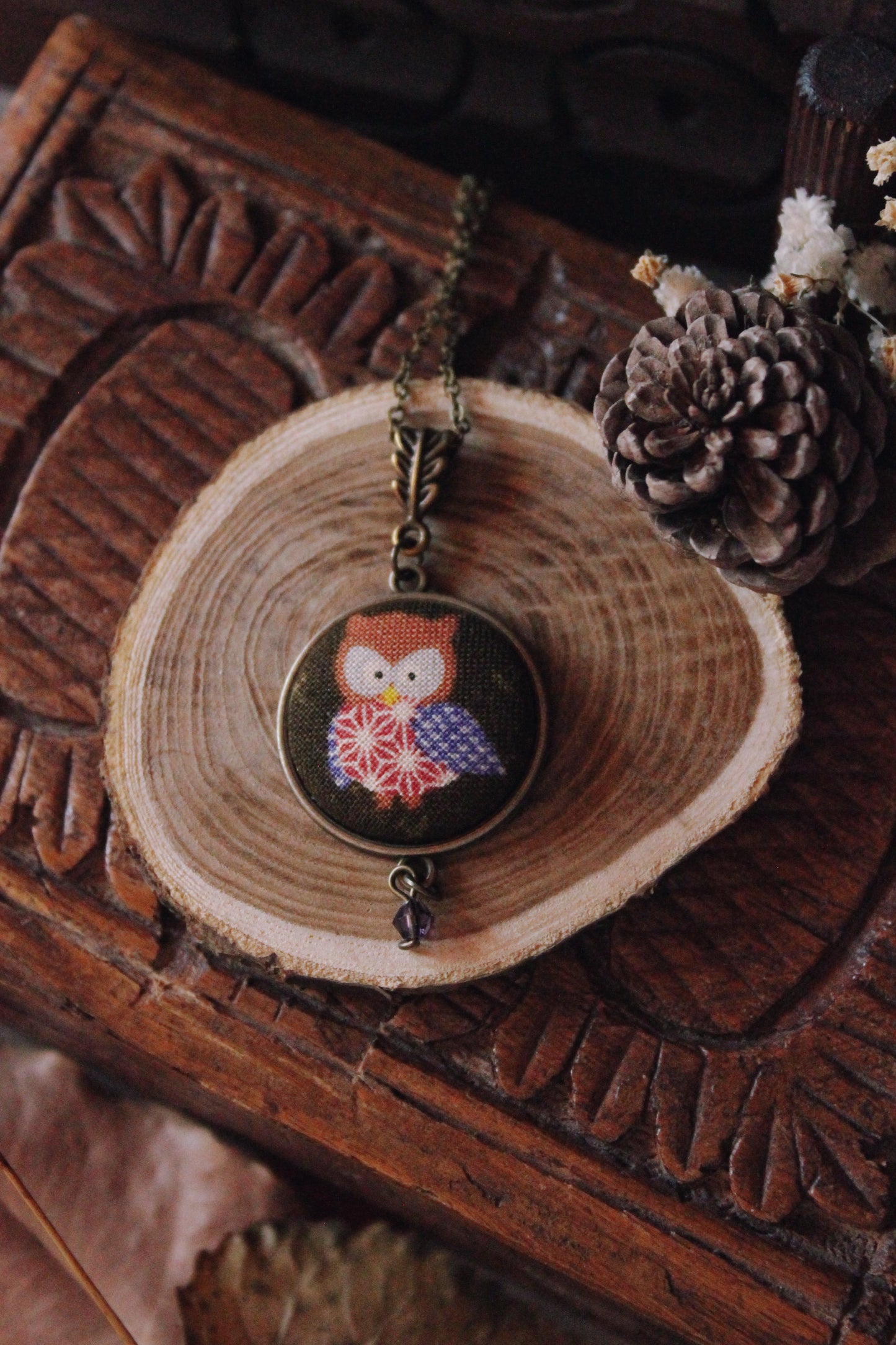 Nuovi Ciondoli Gufo 🦉 - tessuto giapponese - Limited Edition