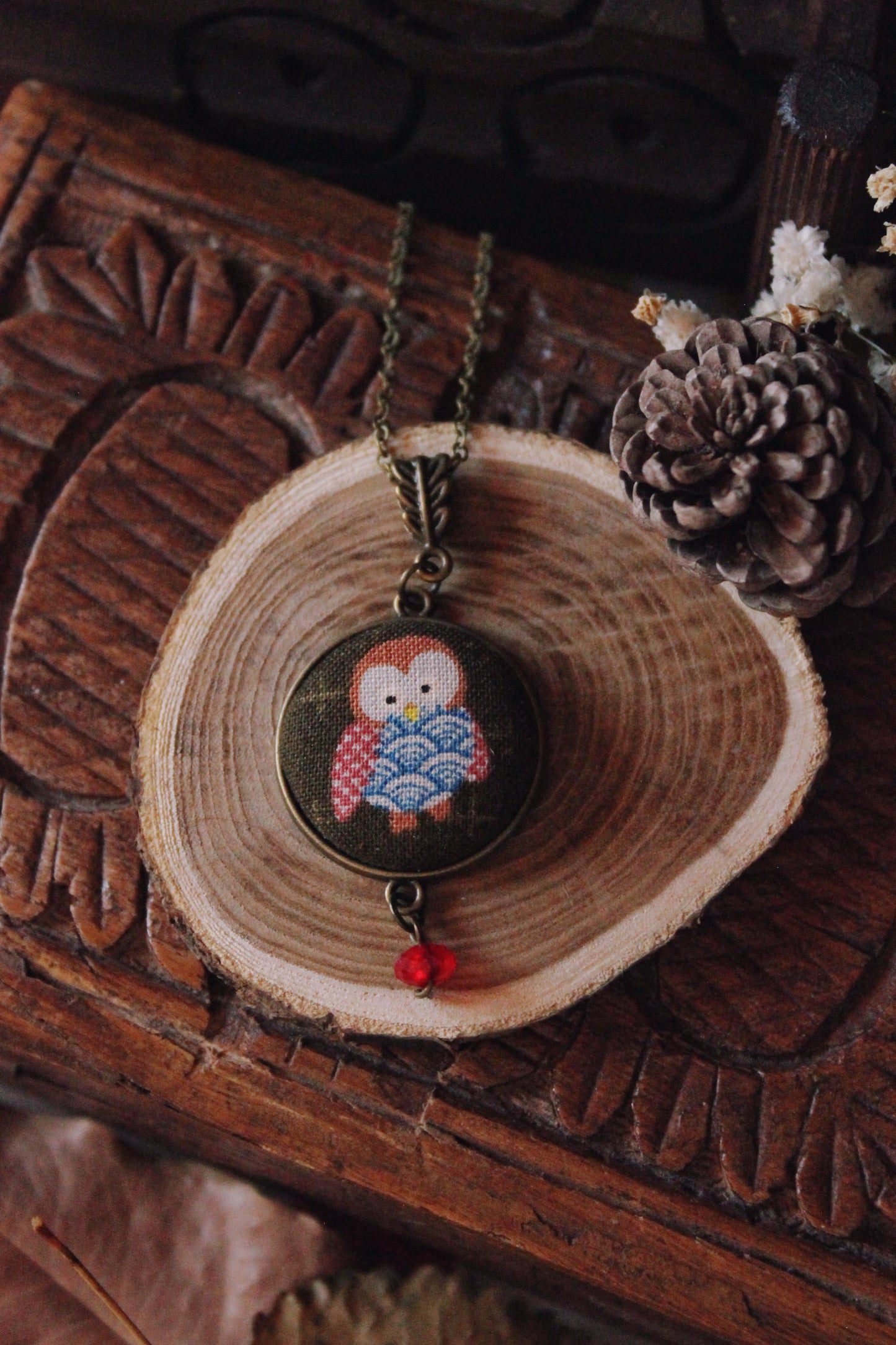 Nuovi Ciondoli Gufo 🦉 - tessuto giapponese - Limited Edition