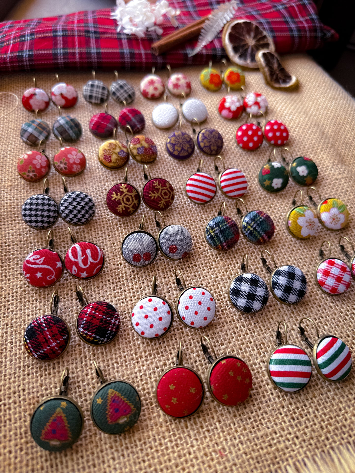 Orecchini Collezione Natalizia Fūbutsushi 風物詩