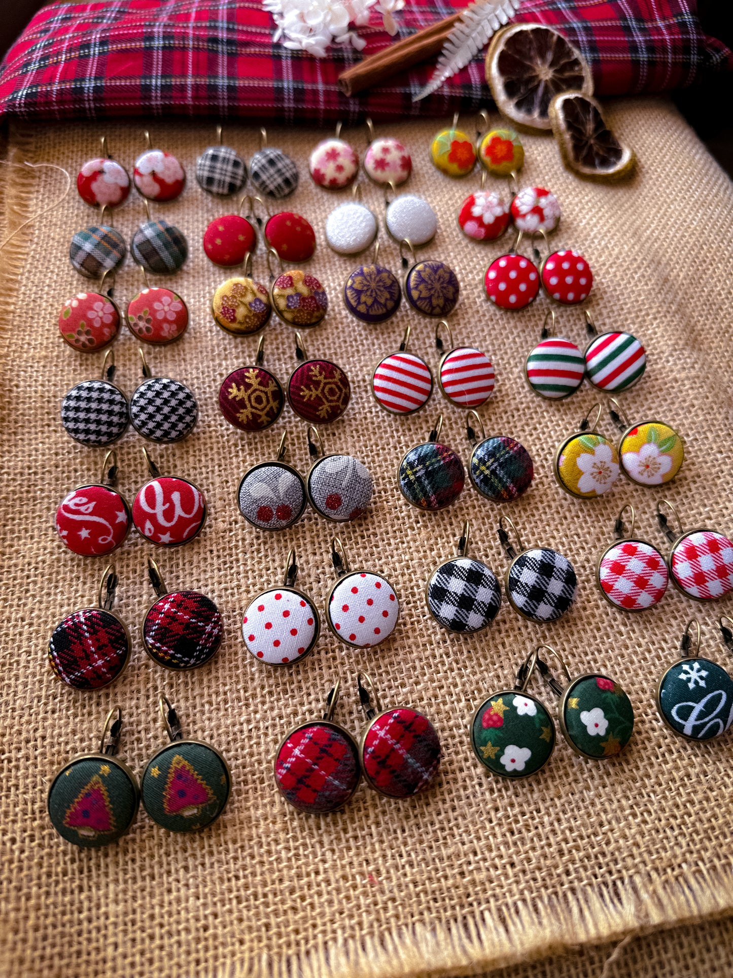 Orecchini Collezione Natalizia Fūbutsushi 風物詩
