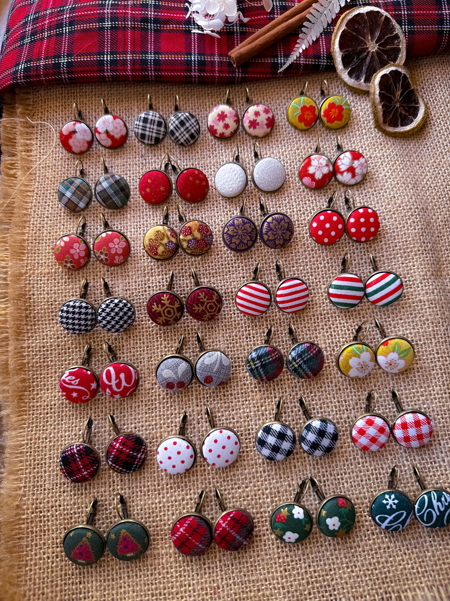 Orecchini Collezione Natalizia Fūbutsushi 風物詩