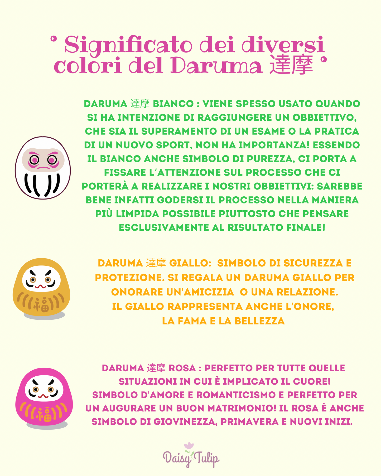 Nuovi Daruma 達摩 dipinti a mano