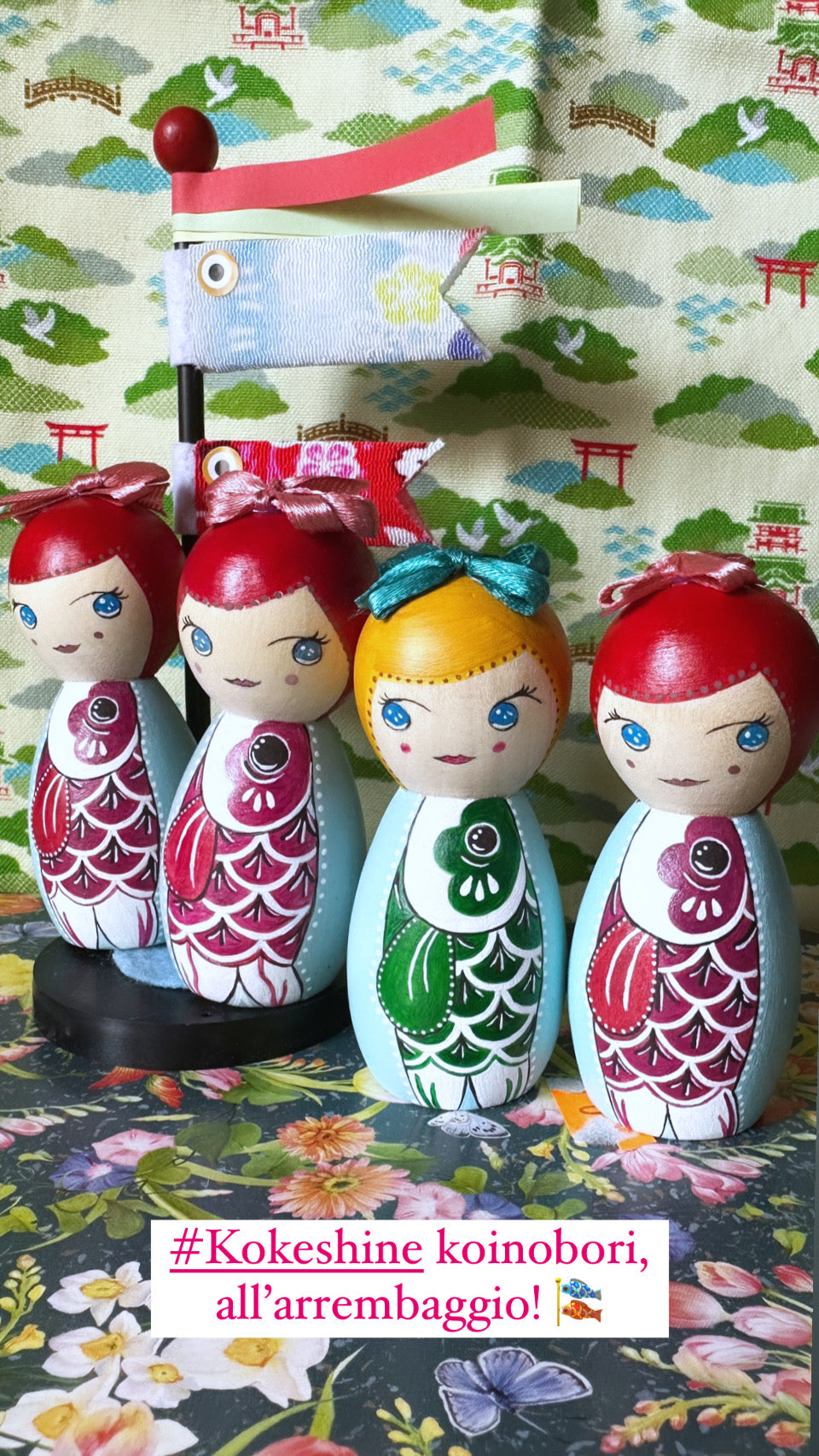 🎏 Nuova Kokeshina Koinobori