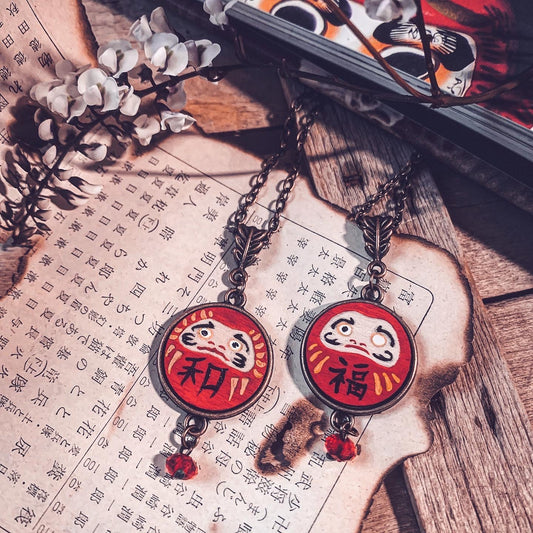 Daruma Ciondoli dipinti a mano