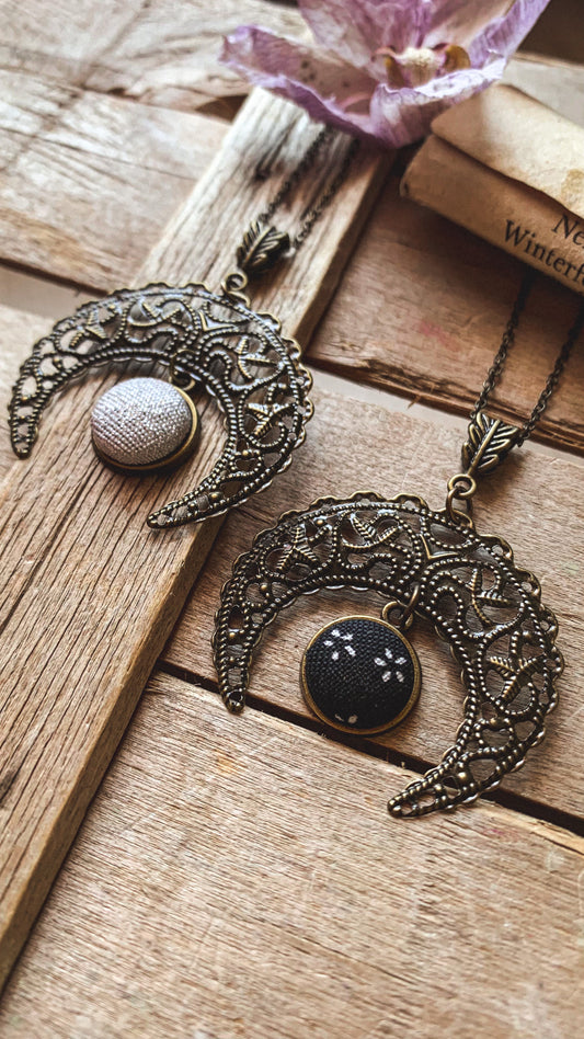 Collana Tsukimi 月見 stile filigrana