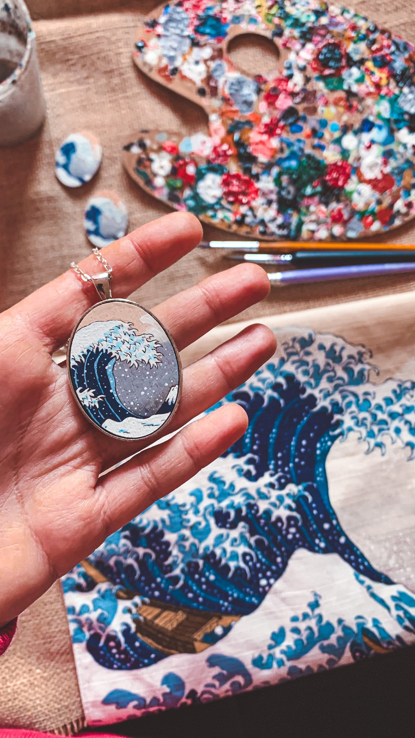 La grande Onda miniatura