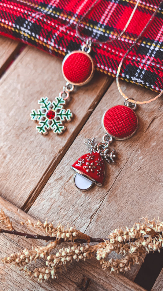 Nuove Collane Luci Abitate - fiocco di neve - funghetto