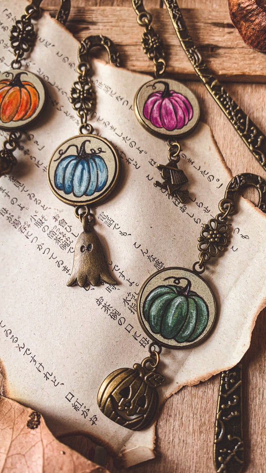 Segnalibri Zucca dipinta a mano