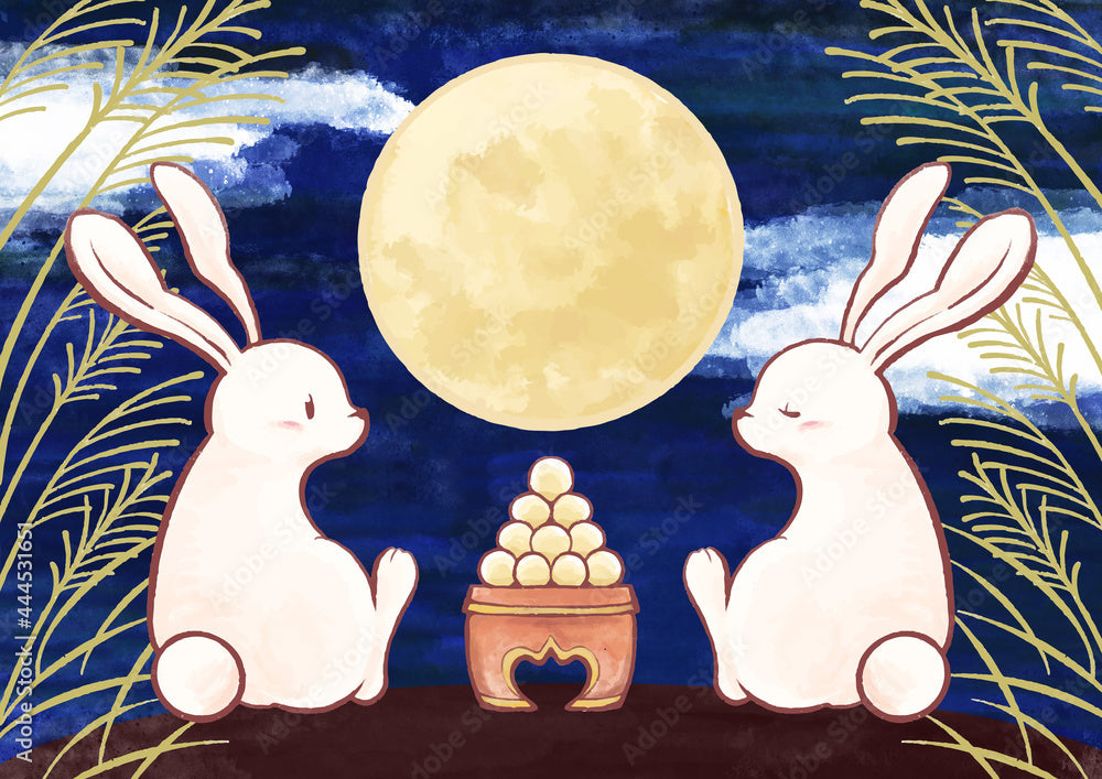 La Leggenda giapponese del coniglio sulla luna