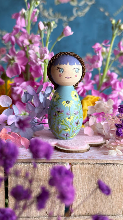 Nuove Kokeshine Come Petali nel vento di Marzo - Edizione Limitata- 6 pezzi unici