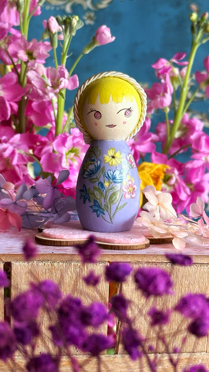 Nuove Kokeshine Come Petali nel vento di Marzo - Edizione Limitata- 6 pezzi unici