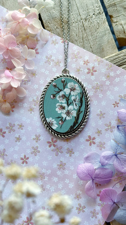 Nuova Miniatura dipinta a mano, Petali nel vento d'autunno