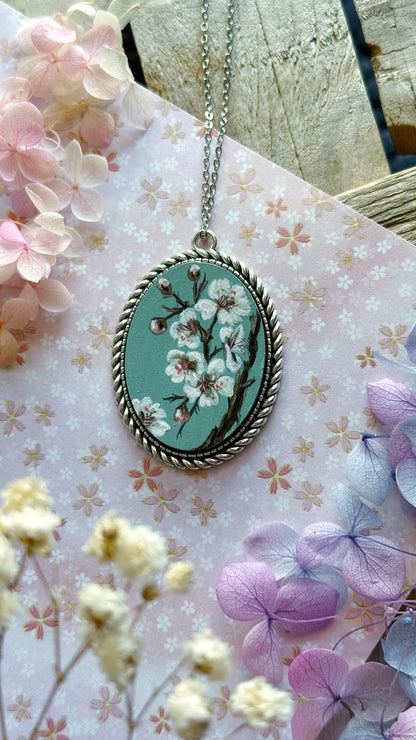 Nuova Miniatura dipinta a mano, Petali nel vento d'autunno