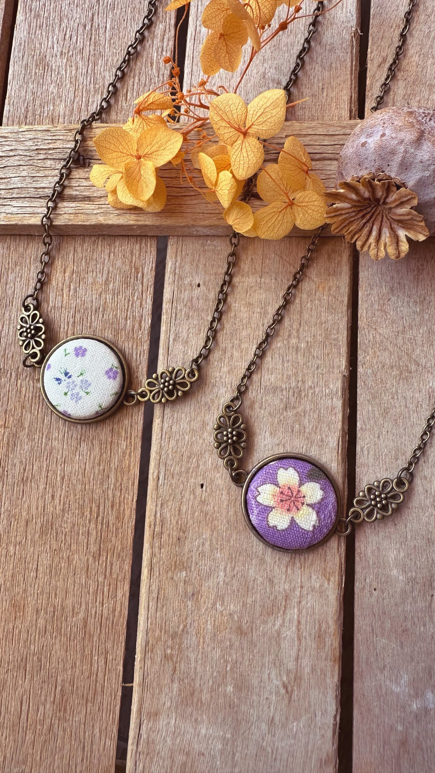 Nuove collane Lilac - tessuti giapponesi