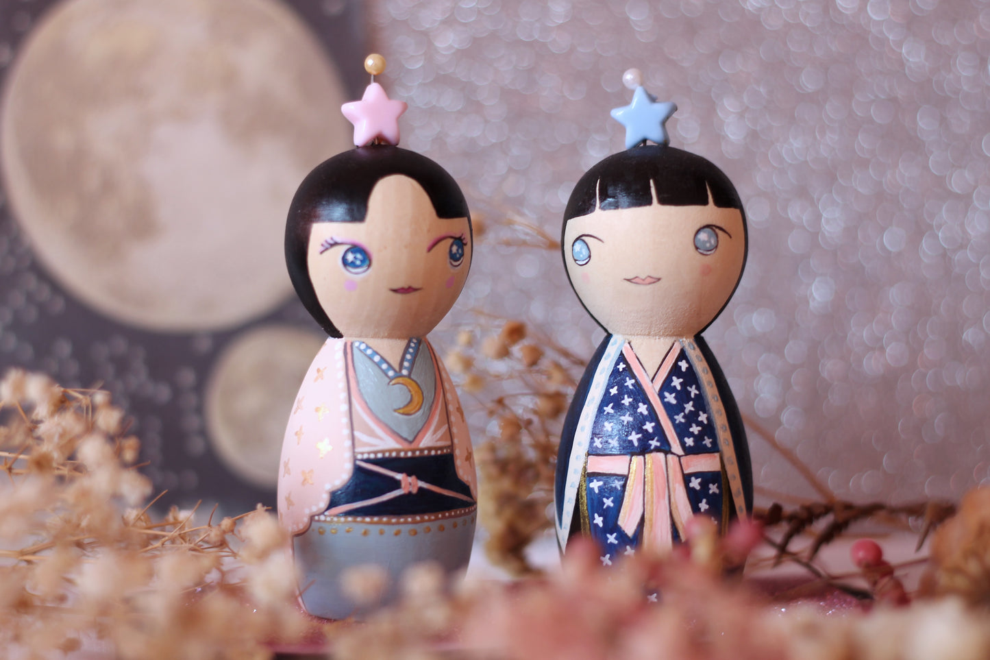 Kokeshine Tanabata 七夕 - Orihime e Hikoboshi